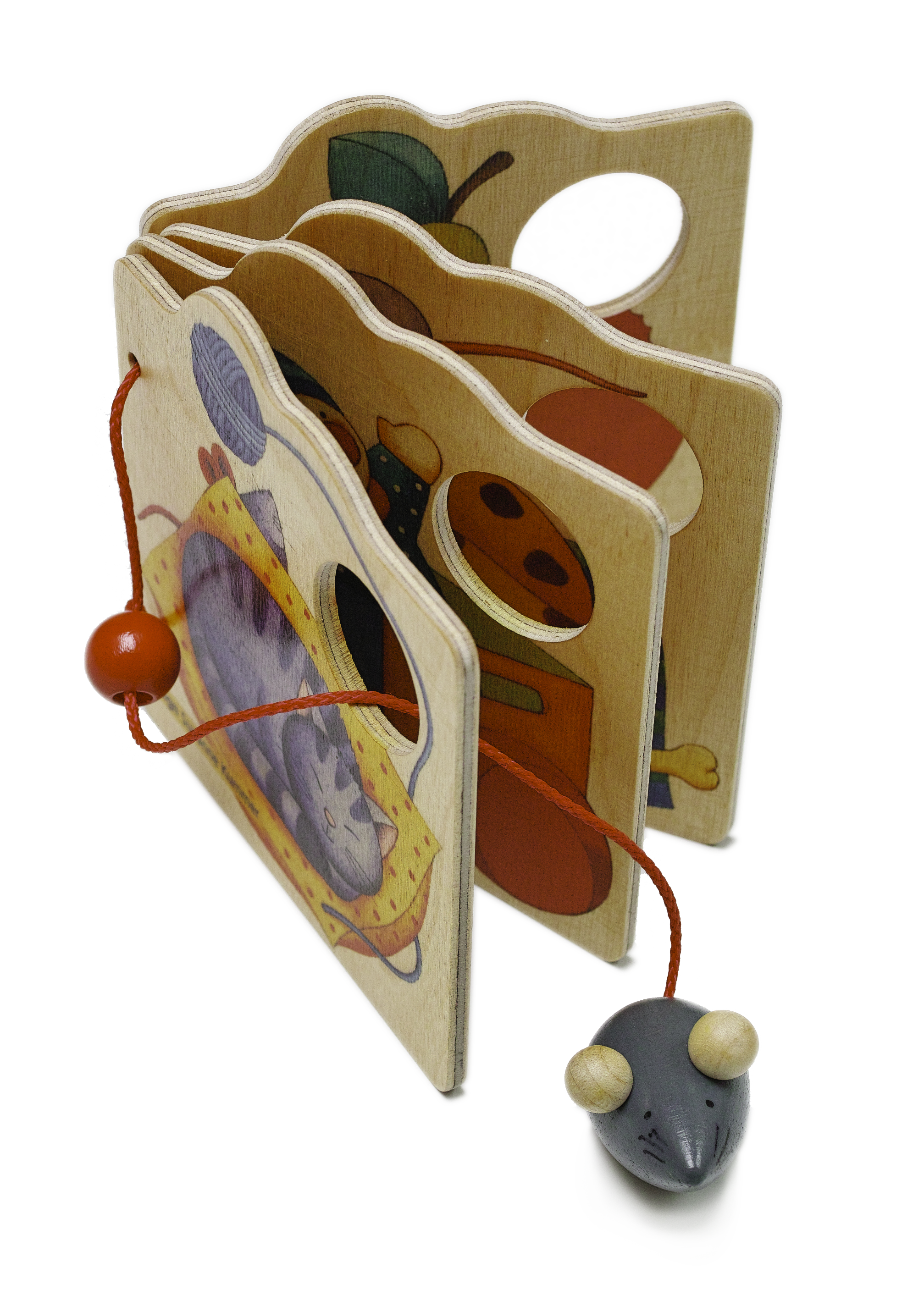 Holzbilderbuch Maus von Weizenkorn