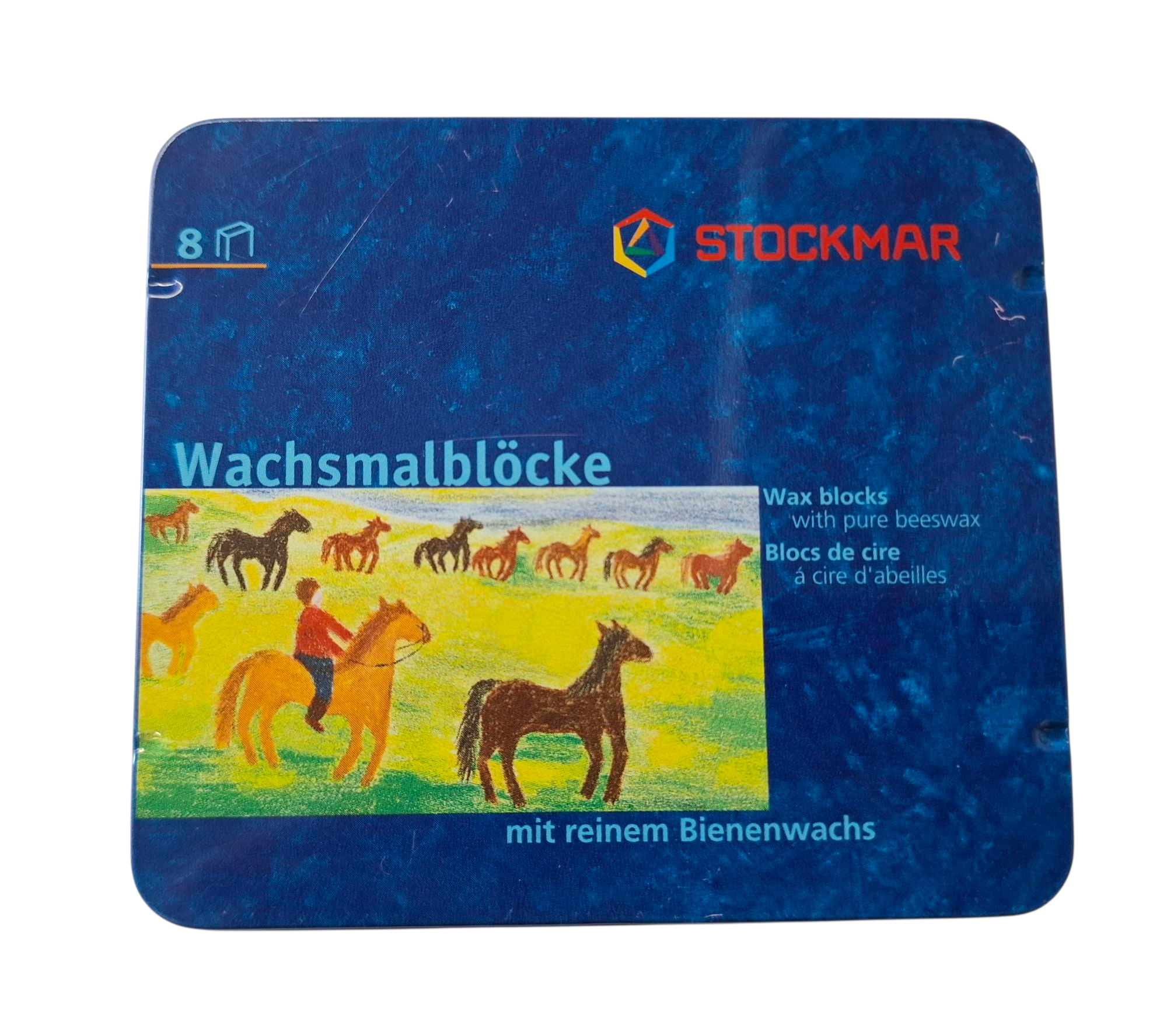 Wachsmalblöcke 8er-Set